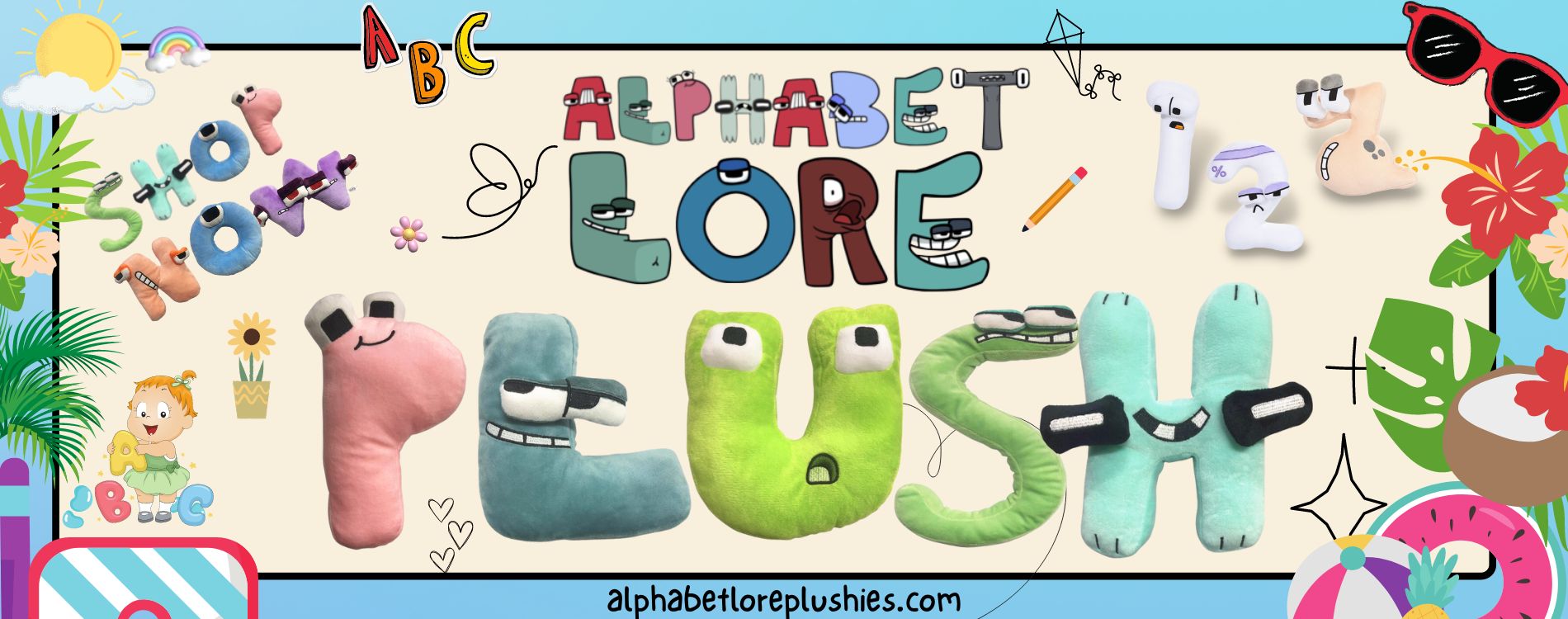 Banner 2 - Alphabet Lore Plush