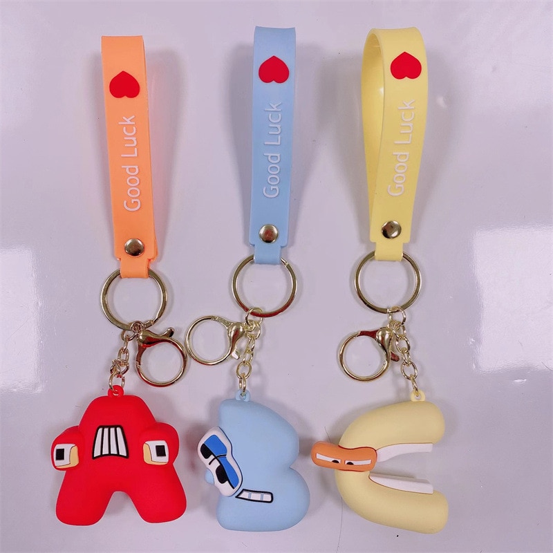 Alphabet Lore Keychain Toys English Letter Animal Doll Toys Gift for Kids Children Educational Alphabet Lore 1 - Alphabet Lore Plush