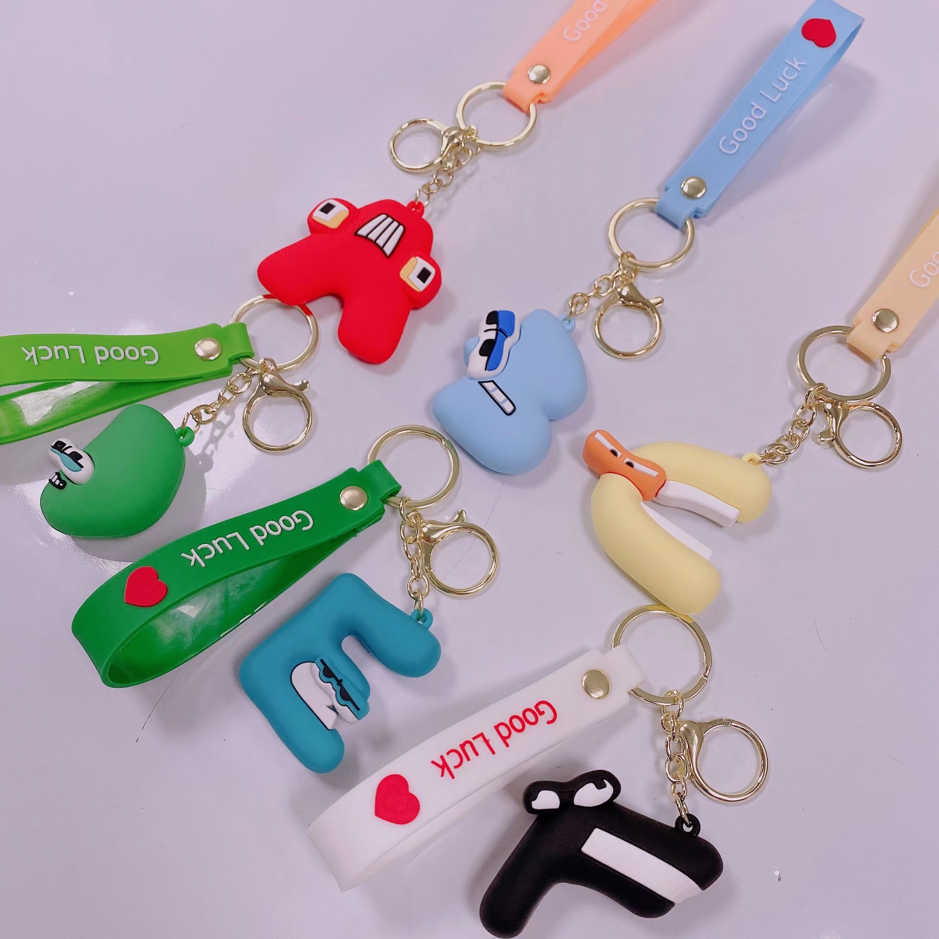 Alphabet Lore Keychain Toys English Letter Animal Doll Toys Gift for Kids Children Educational Alphabet Lore 2 - Alphabet Lore Plush