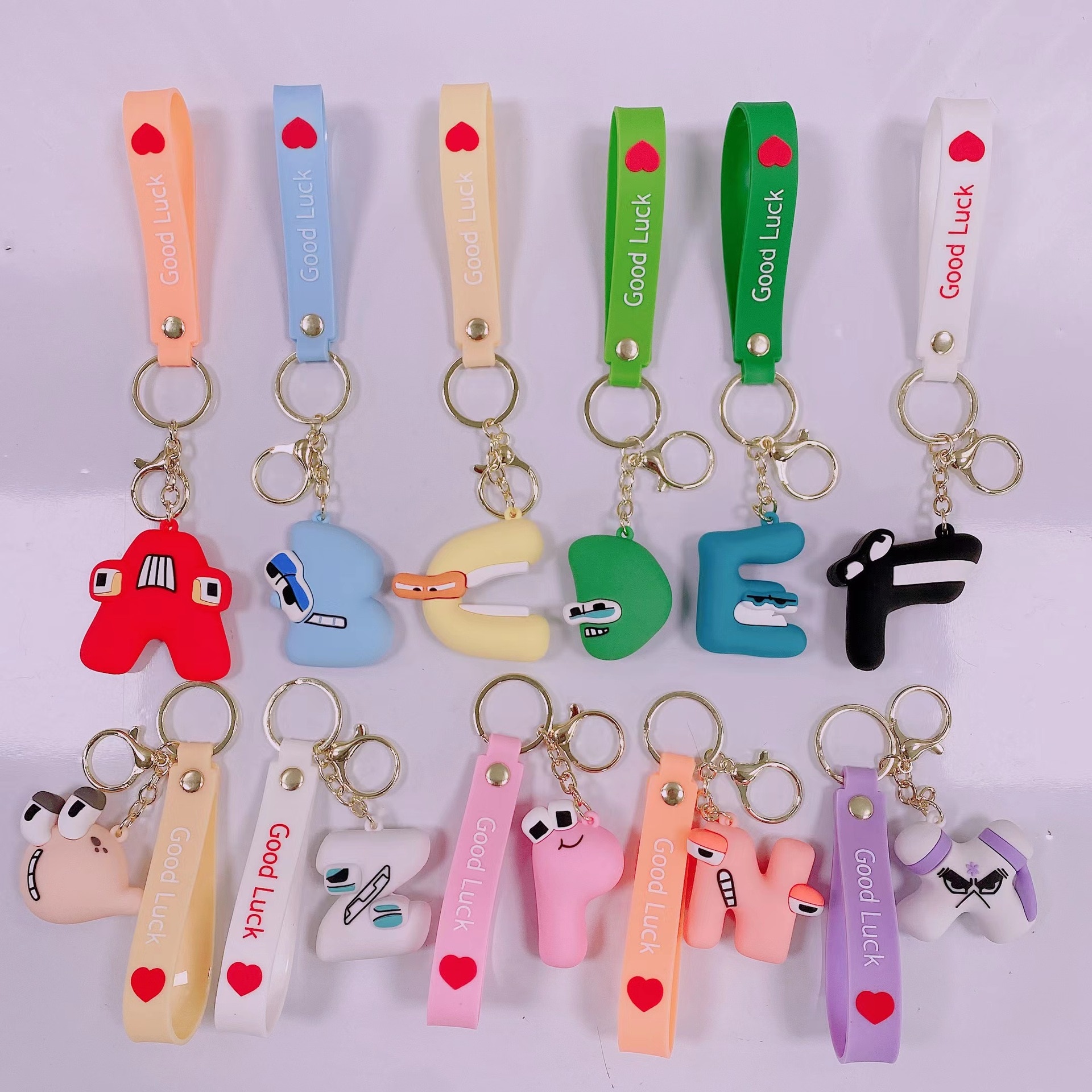 Alphabet Lore Keychain Toys English Letter Animal Doll Toys Gift for Kids Children Educational Alphabet Lore - Alphabet Lore Plush