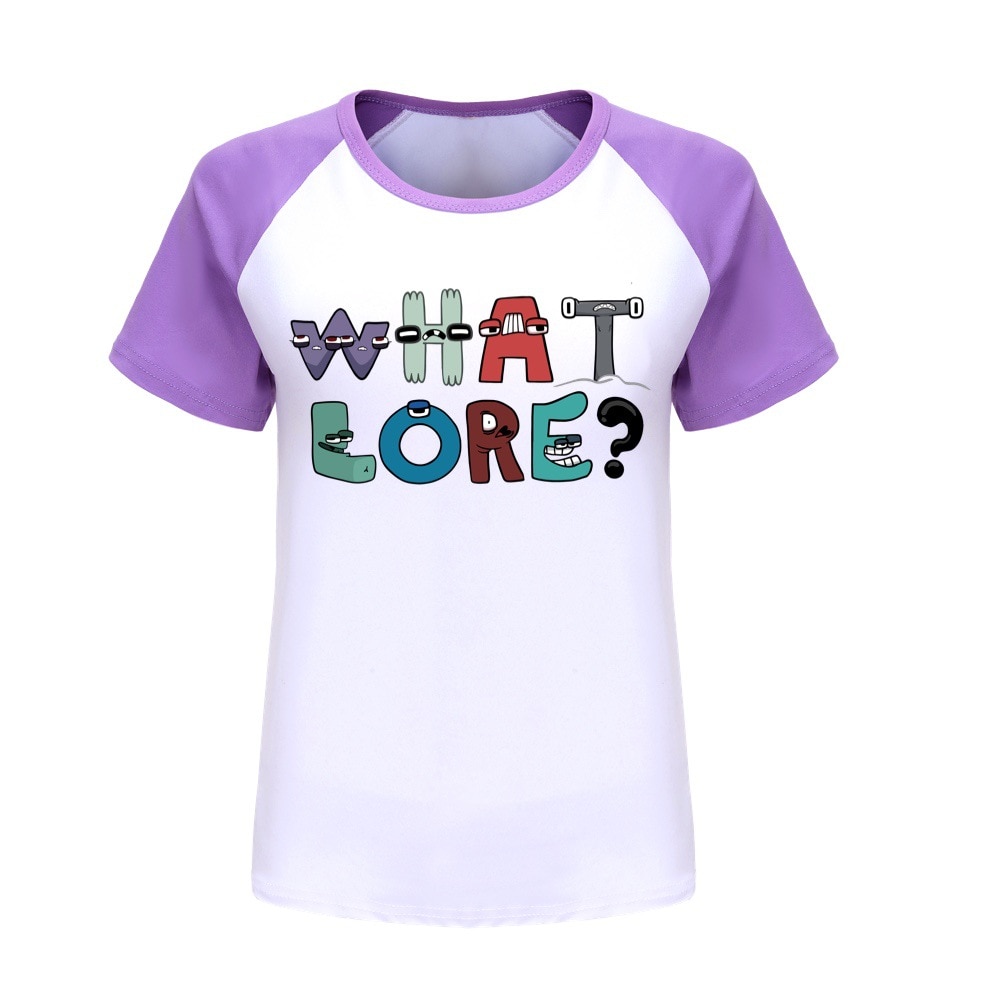 Game Hot Alphabet Lore Kids Clothes Summer Boys Girls Baby Tops Children Short Sleeve T Shirt 1 - Alphabet Lore Plush