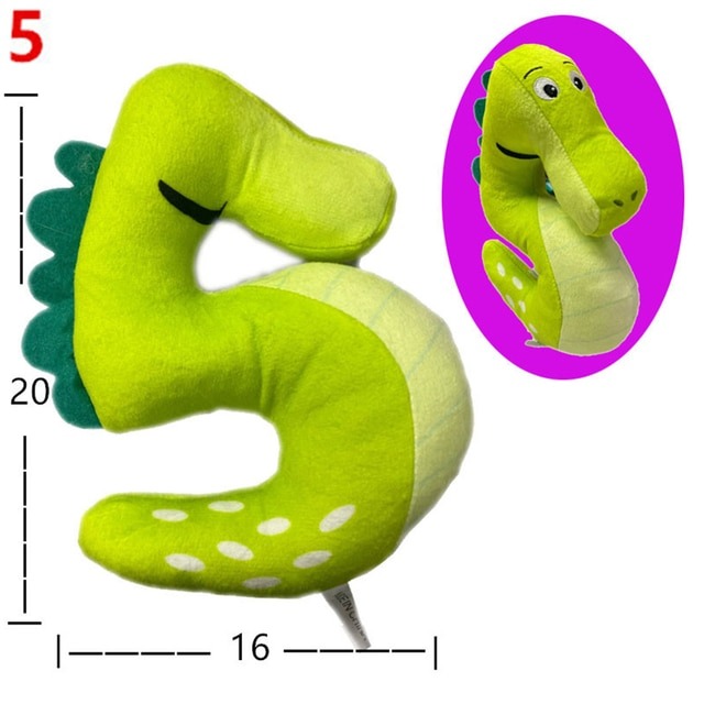 Zoo Numbers Lore Plush Toy Chara 4 - Alphabet Lore Plush