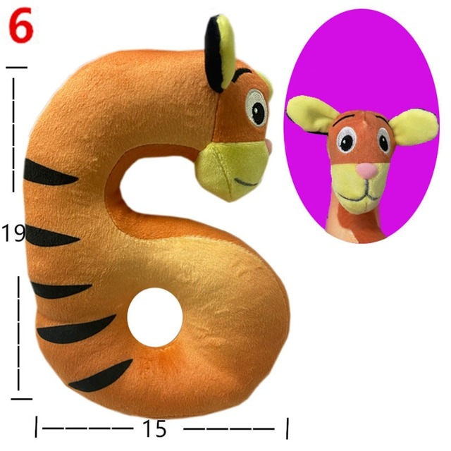 Zoo Numbers Lore Plush Toy Chara 8 - Alphabet Lore Plush
